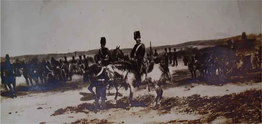 1st Gloucestershire Artillery Volunteers in 1863