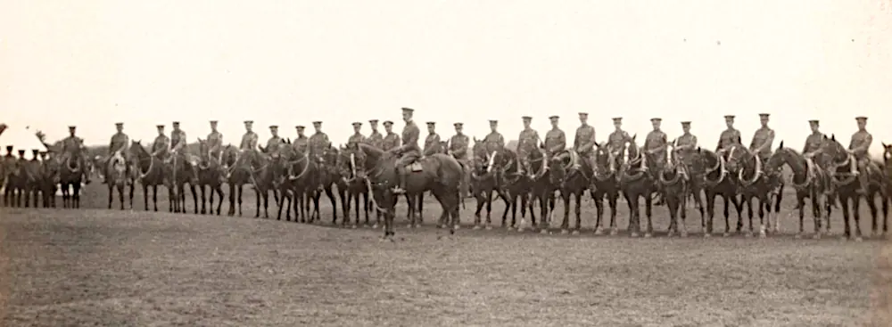 No. 4 Battery, 1st South Midland Brigade, Berrow, Somerset, 1911