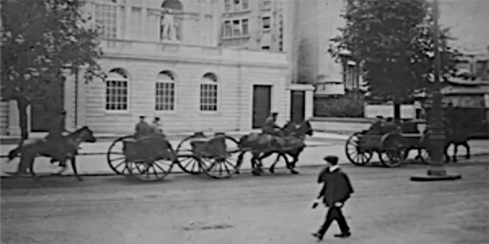 Ammunition Limbers and a general service wagon