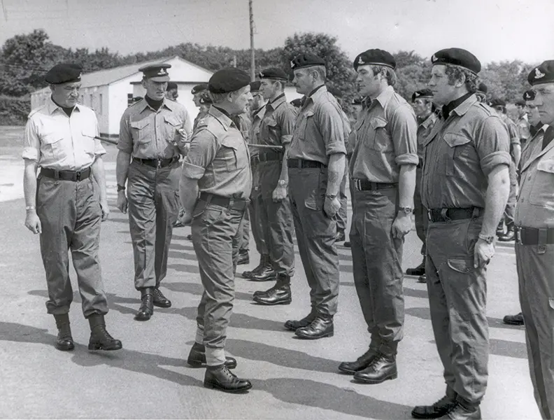 266 (GVA) O.P. Bty R.A. (V), Fremington Camp, 1975