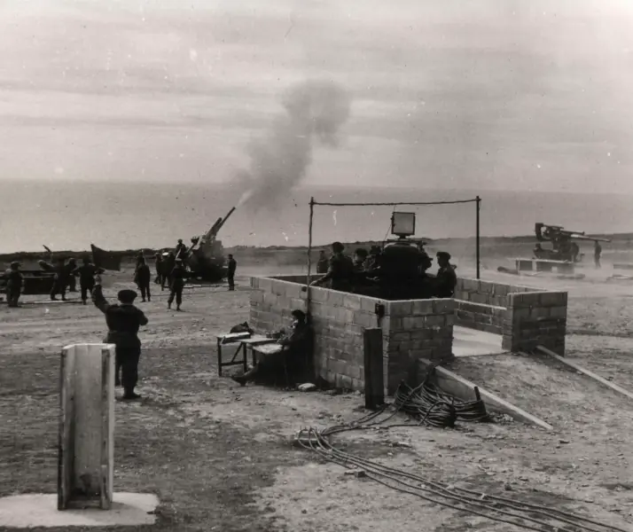 Cleave Camp live firing, Bude 1950s