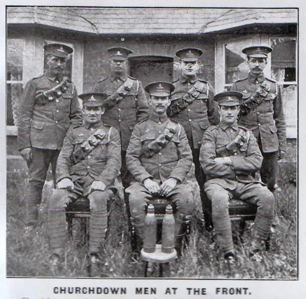 Churchdown men at the Front, July 1916