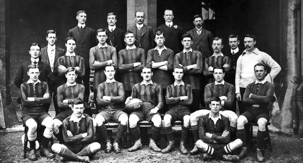 Rugby football team 1909 - 1910