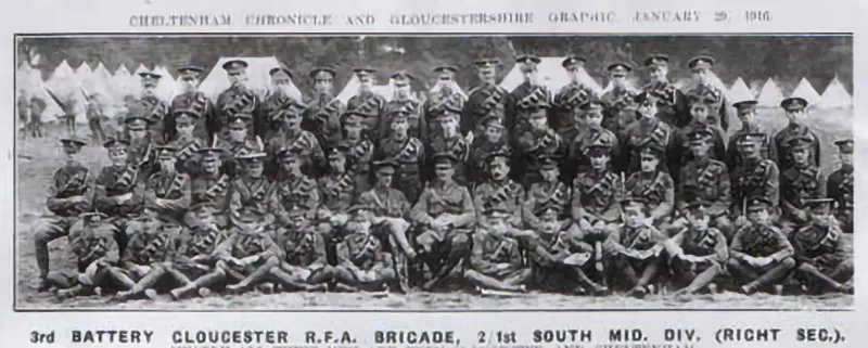 3rd Glos Bty RFA (T) - Right Section