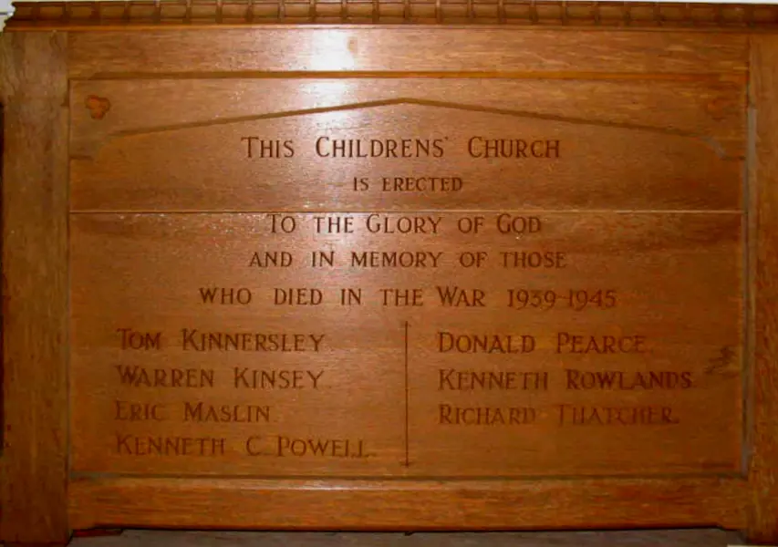 Children's Church plaque