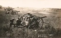 No. 1 Bty, GVA RFA, Berrow camp, 31 May 1909