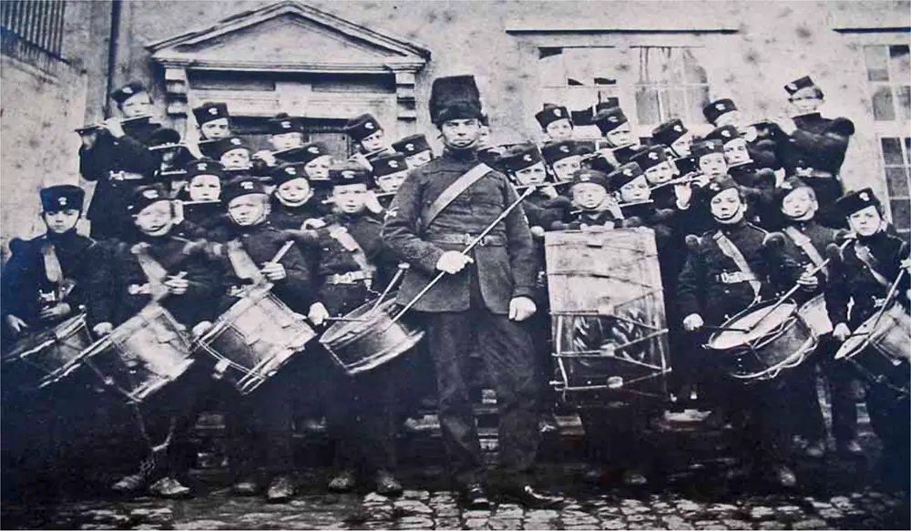 Gloucestershire Volunteer Artillery Drum and Fife Band.