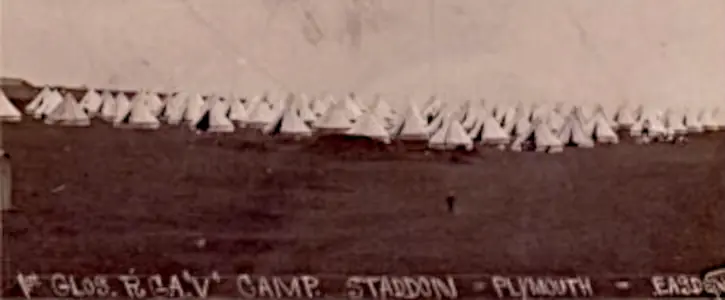 GVA tents at Staddon Camp, June 1908