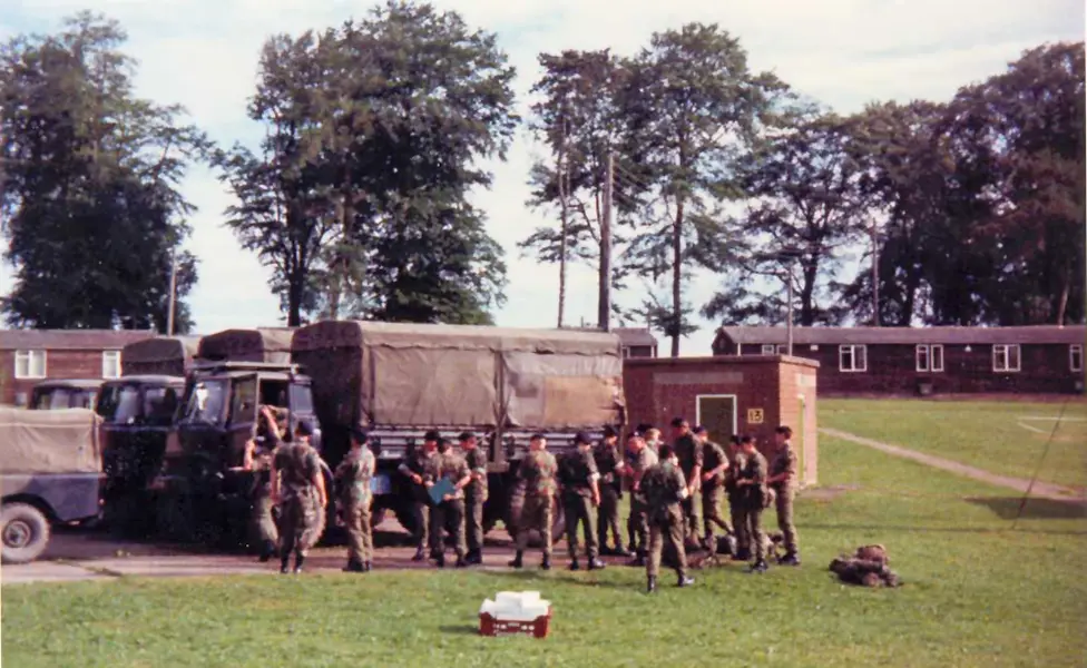 Leaving New Zealand Farm Camp, 1986