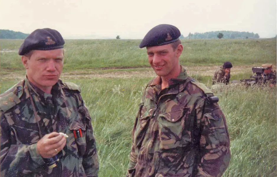 Lt. Steve Jelf and Lt. Paul Caukwell, 1986