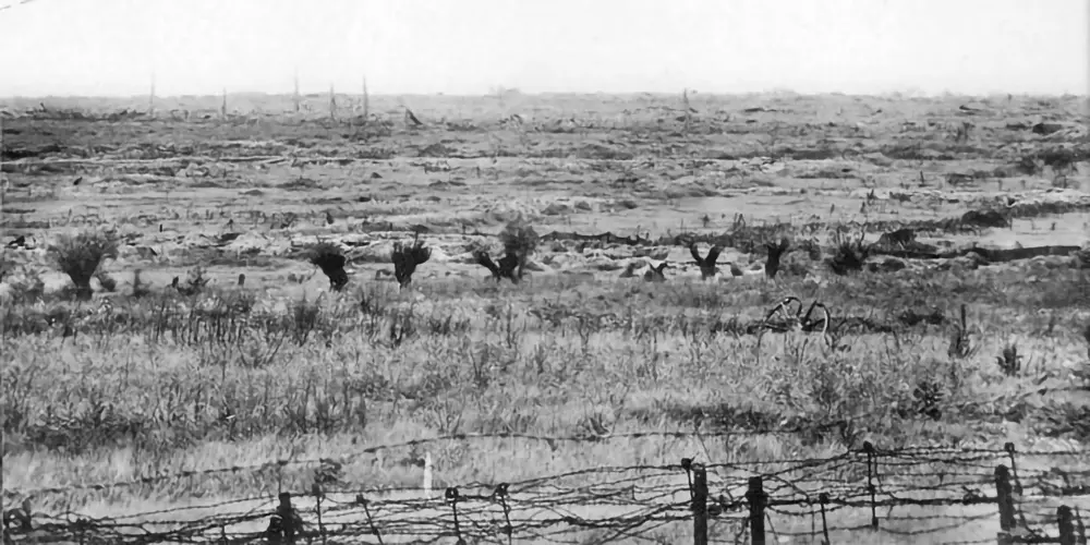 Looking NE from  Hill Top Farm, 1917