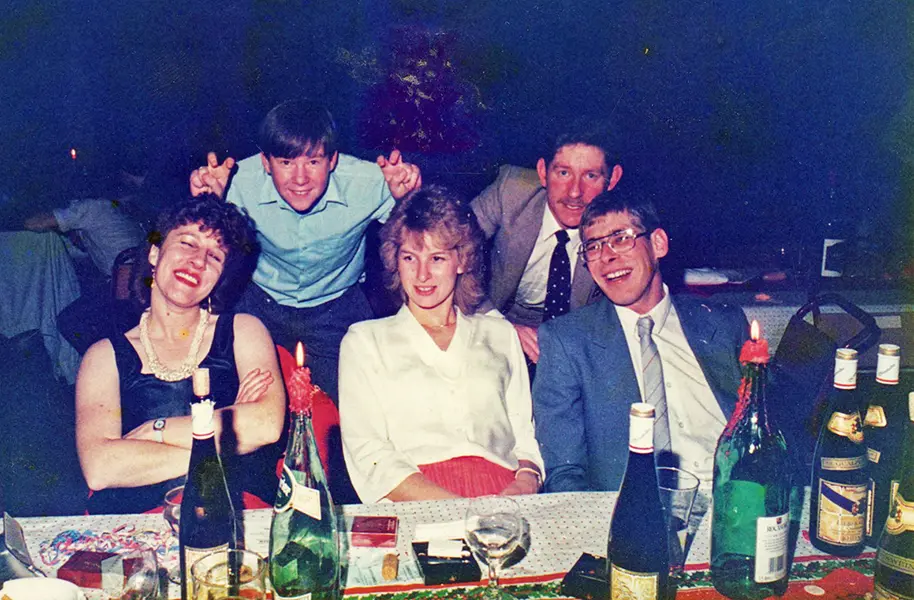 Battery Christmas Party, 1986